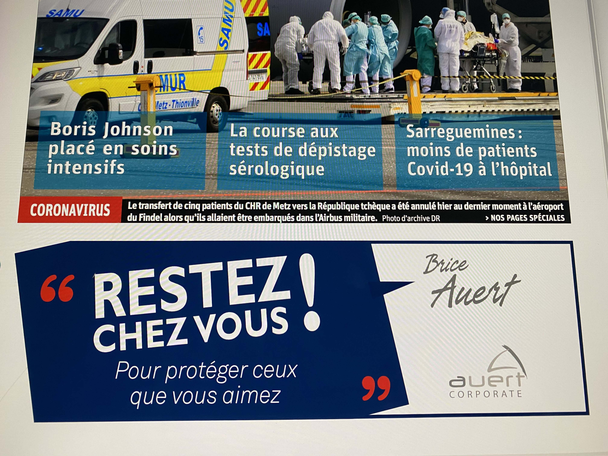 Auert Corporate face au Corona Virus,...